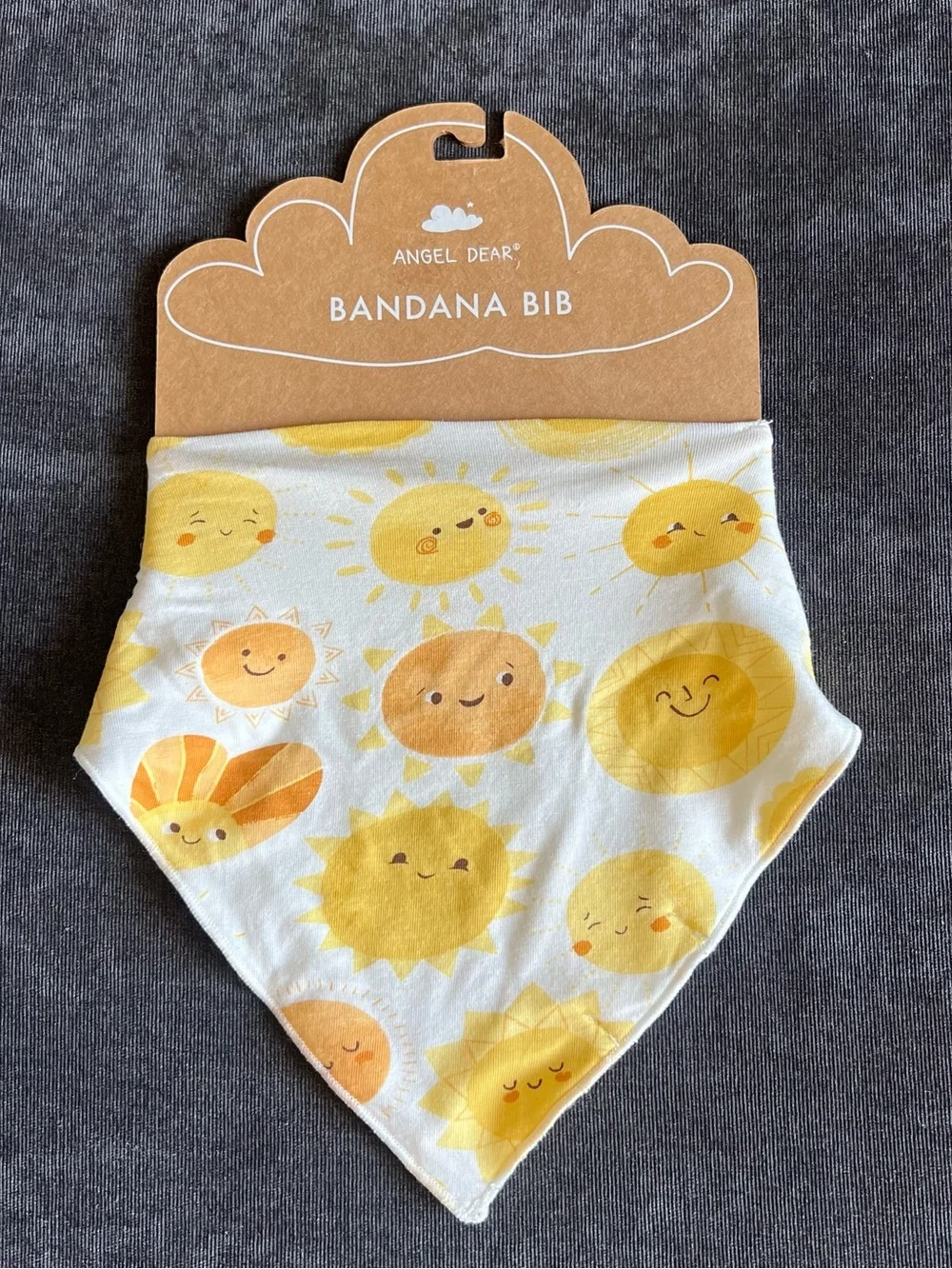 NWT Angel Dear Sunshine Bandana Bib